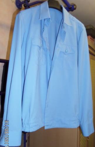Рубашка повседневная (голубого цвета) МЧС.