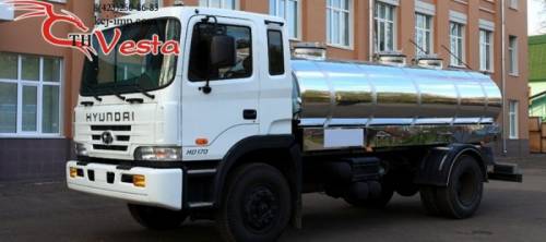 Молоковоз 8 200 л на базе грузовика Hyundai HD170 