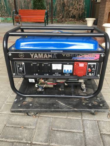 3ф генератор 6 кВт YAMAHA произведено в Японии (новый)