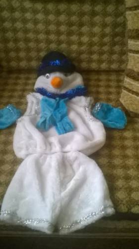 новогодний костюм снеговик