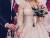 Красивое свадебное платье    фата    диадема