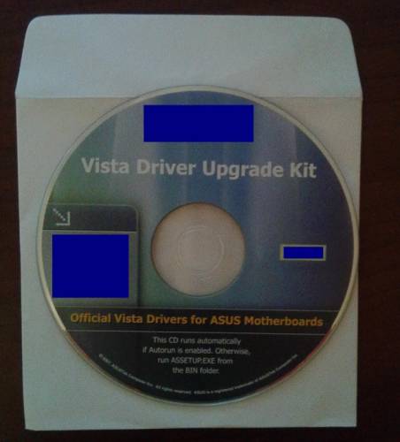 Vista Driver Upgrade Kit для материнских плат