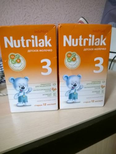 Детское молочко Nutrilak 3