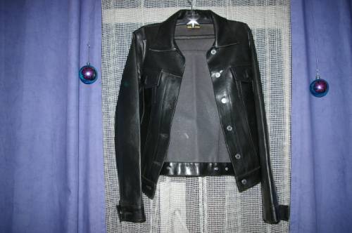 куртка из искусственной кожи размер 40-42 (xs)