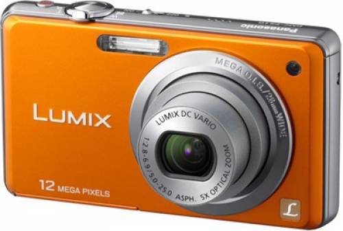 Panasonic Lumix DMC-FS10 (оранжевый), цифровой