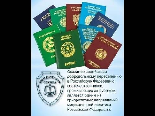 Помощь в гражданства РФ, вида на жительство, рвп, программа переселения