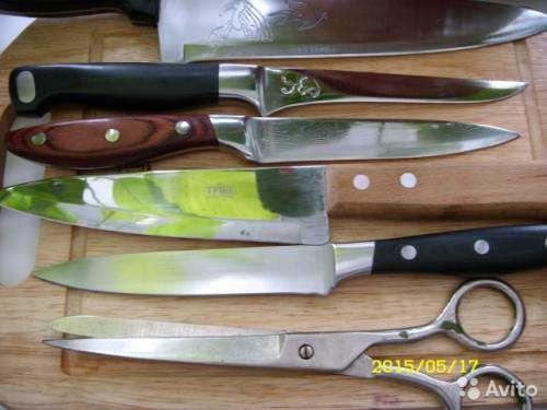 Заточка Кухонных стальных и керамических ножей