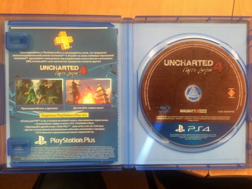 Продам Uncharted-4 (путь вора) для PS-4