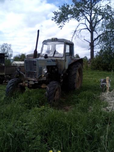 Продам трактор МТЗ 80 с телегой
