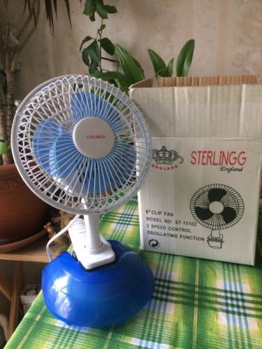 Настольный вентилятор Sterlingg ST-10102 (Англия)