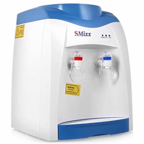 Настольный кулер для воды SMixx 68TD white/blue с электронным охлаждением и нагр