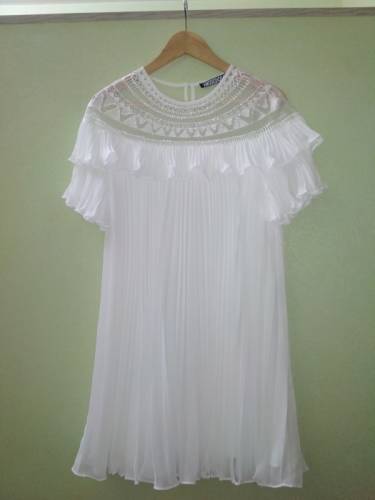 Белое платье, почти новое