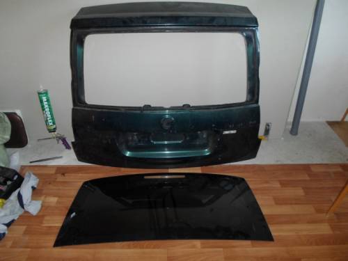 Супер крышка багажника для Skoda Roomster со стеклом
