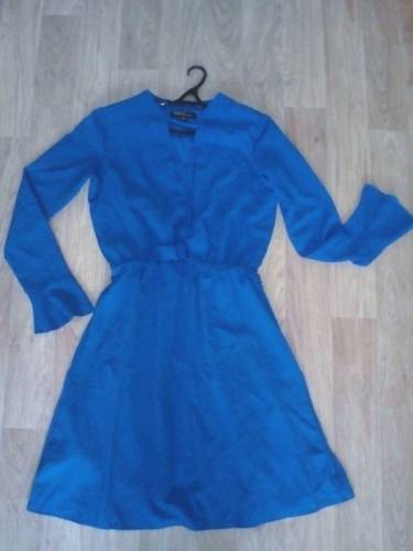 Продам синие платье, размер 44