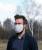 Живично-прополисная маска сшитая вручную из 100% натурального льна.
