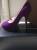 Туфли новые prada италия 39 размер замша сиреневые фиолетовые платформа 2 см каб