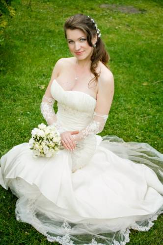 Красивое свадебное платье, 42 размер