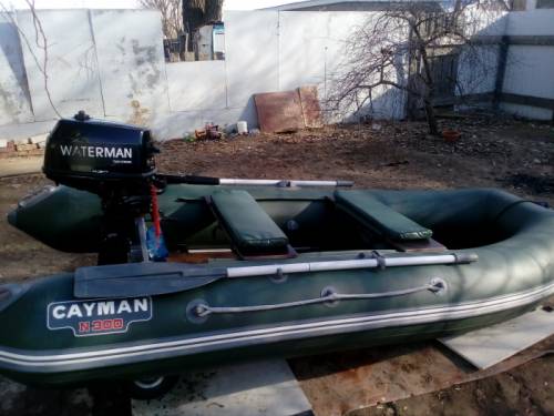 лодка ПВХ Кайман 300 с мотором waterman 5