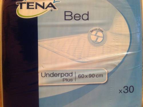 Одноразовые впитывающие простыни Tena Bed Underpad Normal 60х90 см., 30 шт