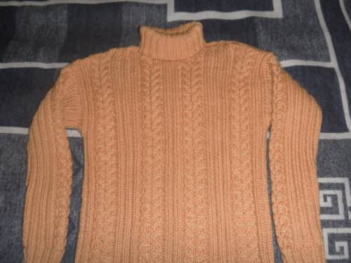 свитер из толстой пряжи 