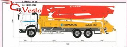 Продается бетононасос Dong Yang Dmc43X-5rz на базе грузовика