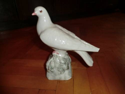 статуэтка фарфоровая голубь Зик 1930-х гг.