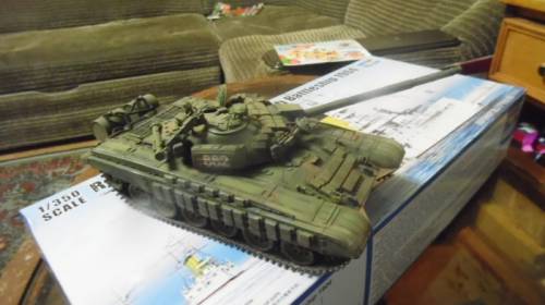модель танка т-72