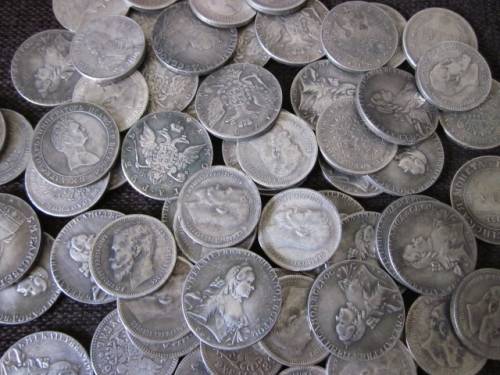 Редкие царские монеты-рубли, реплики