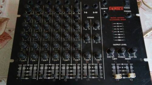 Fortex model un 1003 v10-channel mixer