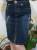 Юбка джинсовая синяя, 44,46 размер