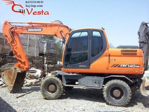 Колесный экскаватор  Doosan DX140W