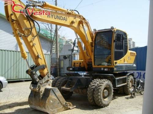 Колесный экскаватор  Hyundai R140W 