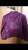 Кожаная куртка фиолетовая 