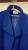 Пальто 70 шерсти новое синего цвета больш. размер