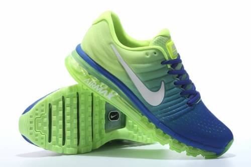 Nike air max 2017 сине-зеленые