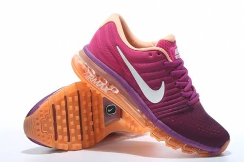 Nike air max 2017 оранжево-фиолетовые