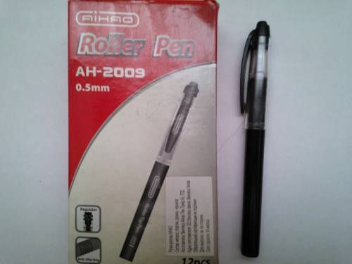 ручки шариковые ( чёрные)  Roller  Tip  Pen 1 упаковка ( 2 пачки по 12 шт.)