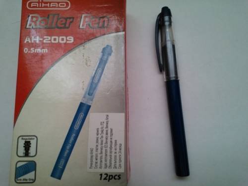 ручки шариковые ( синие)  Roller  Tip  Pen 1 пачка ( 12 шт.)