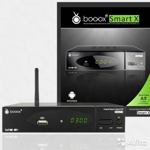 Booox Smart x мультимедиа приставка с DVB-T2 тюнер