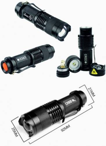 Фонарь Mini CREE Q5 LED 7W 300