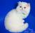Персидский котенок белого окраса Диана