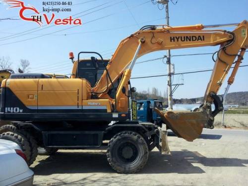 Экскаватор колесный Hyundai R140W 