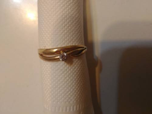 Кольцо золотое с феонитом размер 19,5