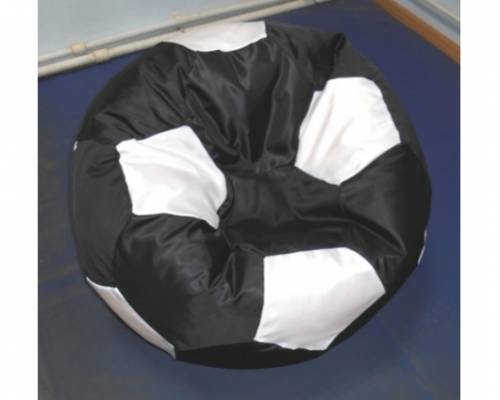 Кресло-мешок Мяч мини черный, белый
