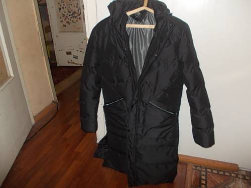 новый длинный пуховик- пальто, размер XXXL