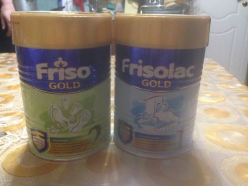 Детская смесь Frisolac Gold 1 и 2)