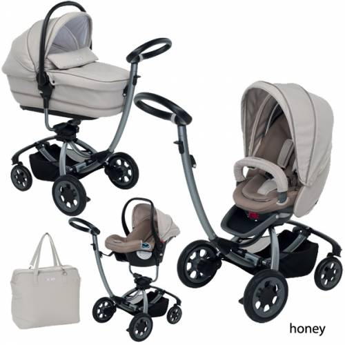 Коляска Foppapedretti Myo Travel System (3 в 1), цвет: honey