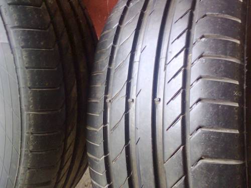 4 шины Continental 225/45 r17 на литых дисках Опель