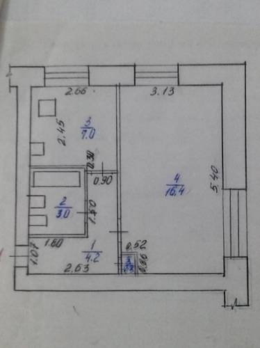 Продам однокомнатную квартиру