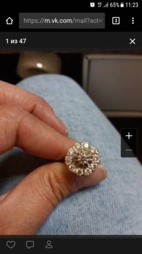 Шикарное кольцо с бриллиантами